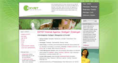 Desktop Screenshot of exyst.de